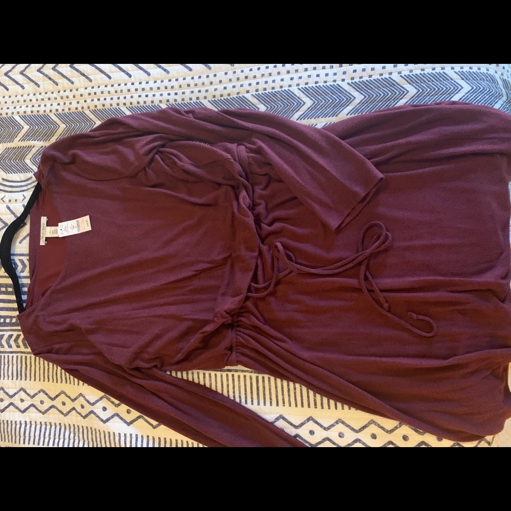 NWT WHBM Cranberry Crush dress- Size XL